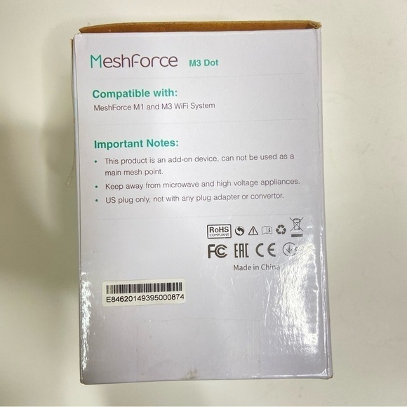 NWT MESHFORCE - M3 Dot Wall Plug WiFi Extender - Picture 8 of 13